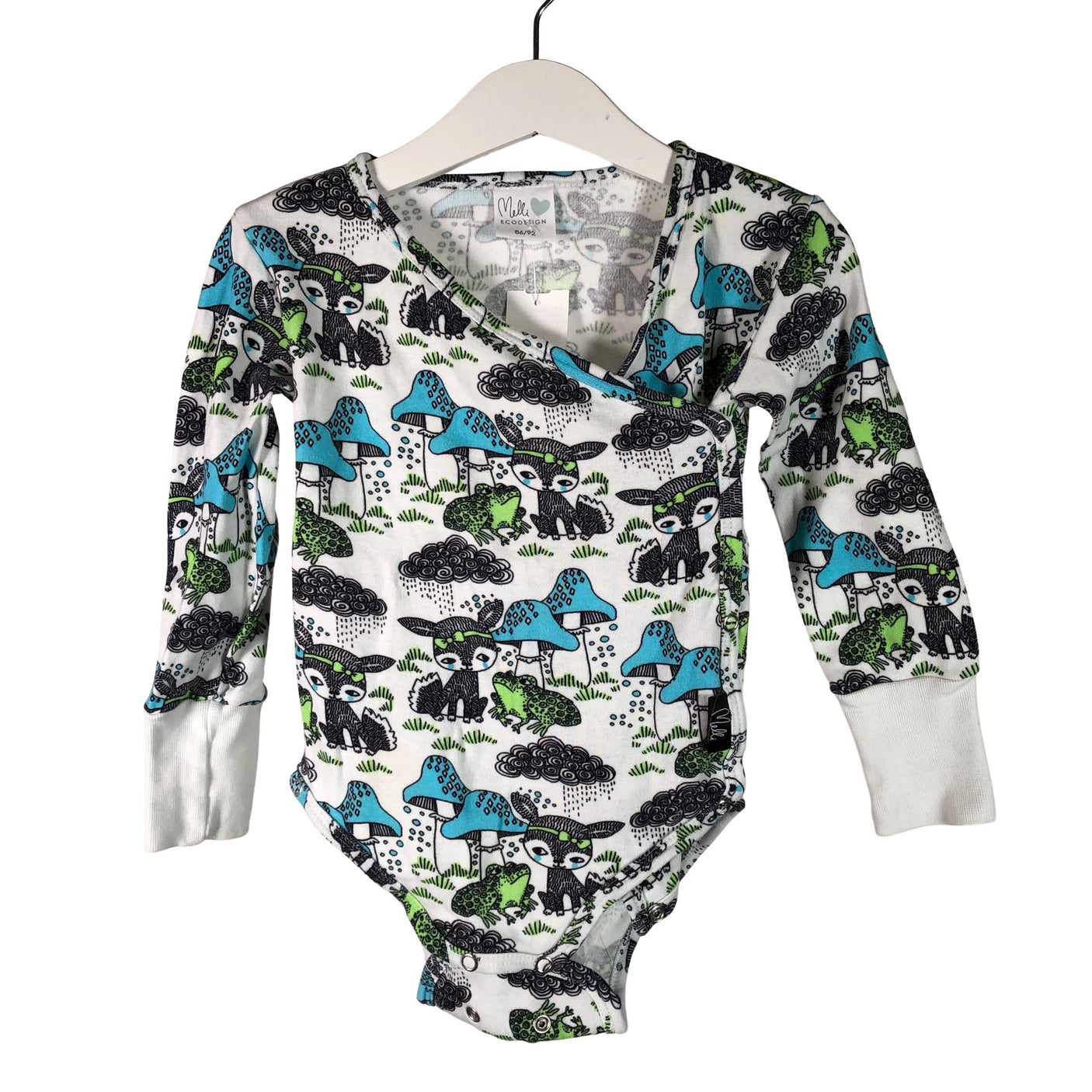 Unisex Melli - Hõlmikbodi, suurus 86 - 92 - Valge (1)