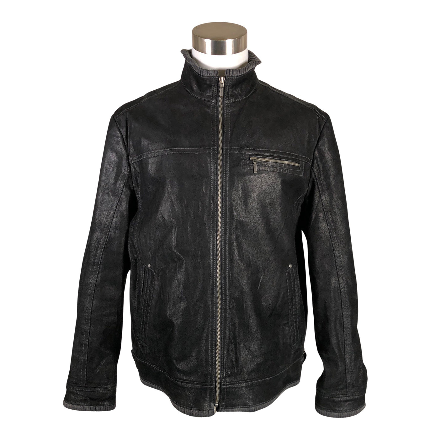 Nahk jakk, suurus XXL