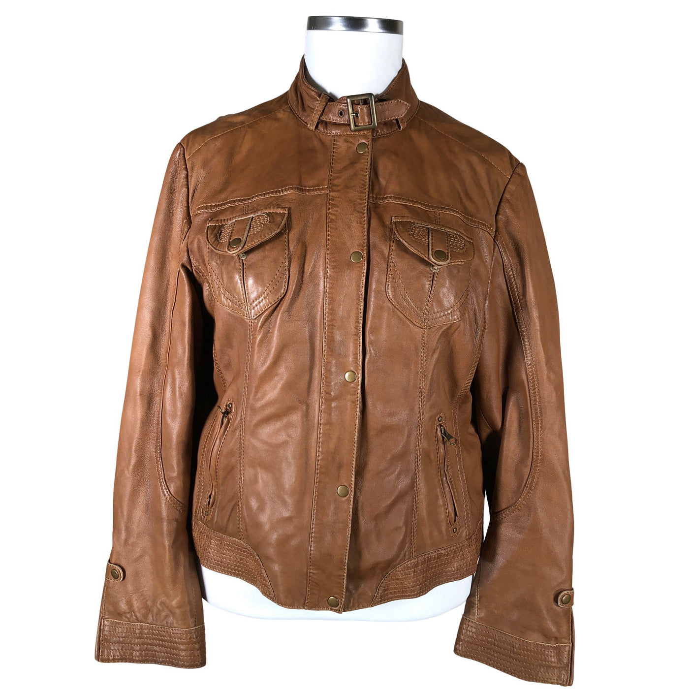 Unisex Mark Adam - Nahkatakki, koko 44 - (1)