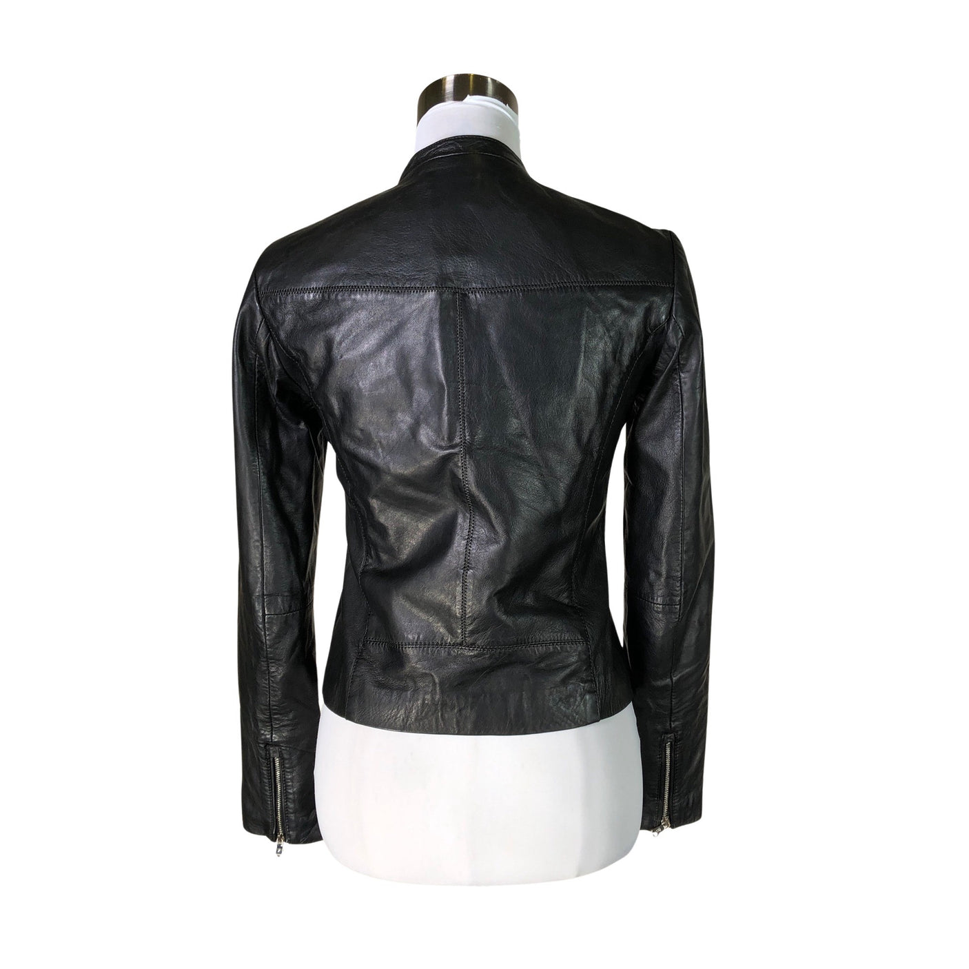 Unisex Massimo Dutti - Nahkatakki, koko 36 - (2)