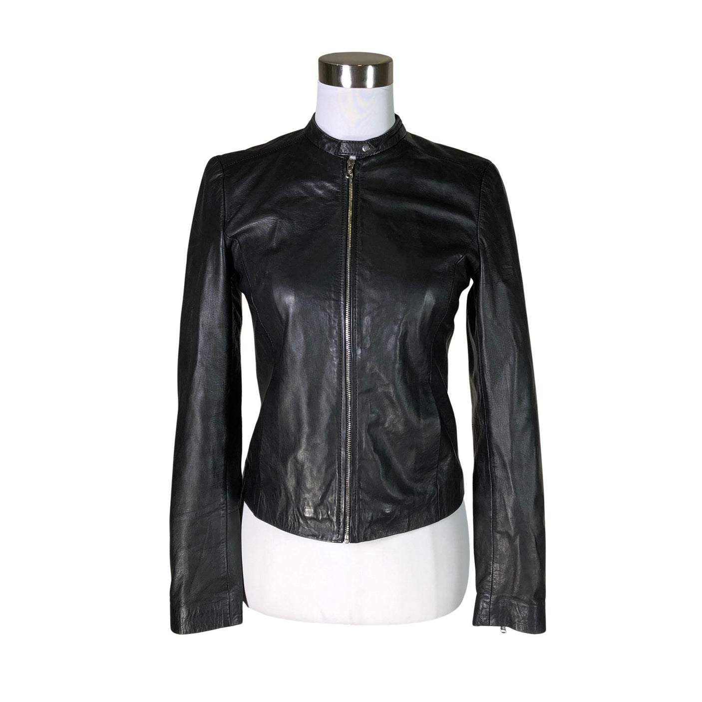 Unisex Massimo Dutti - Nahkatakki, koko 36 - (1)