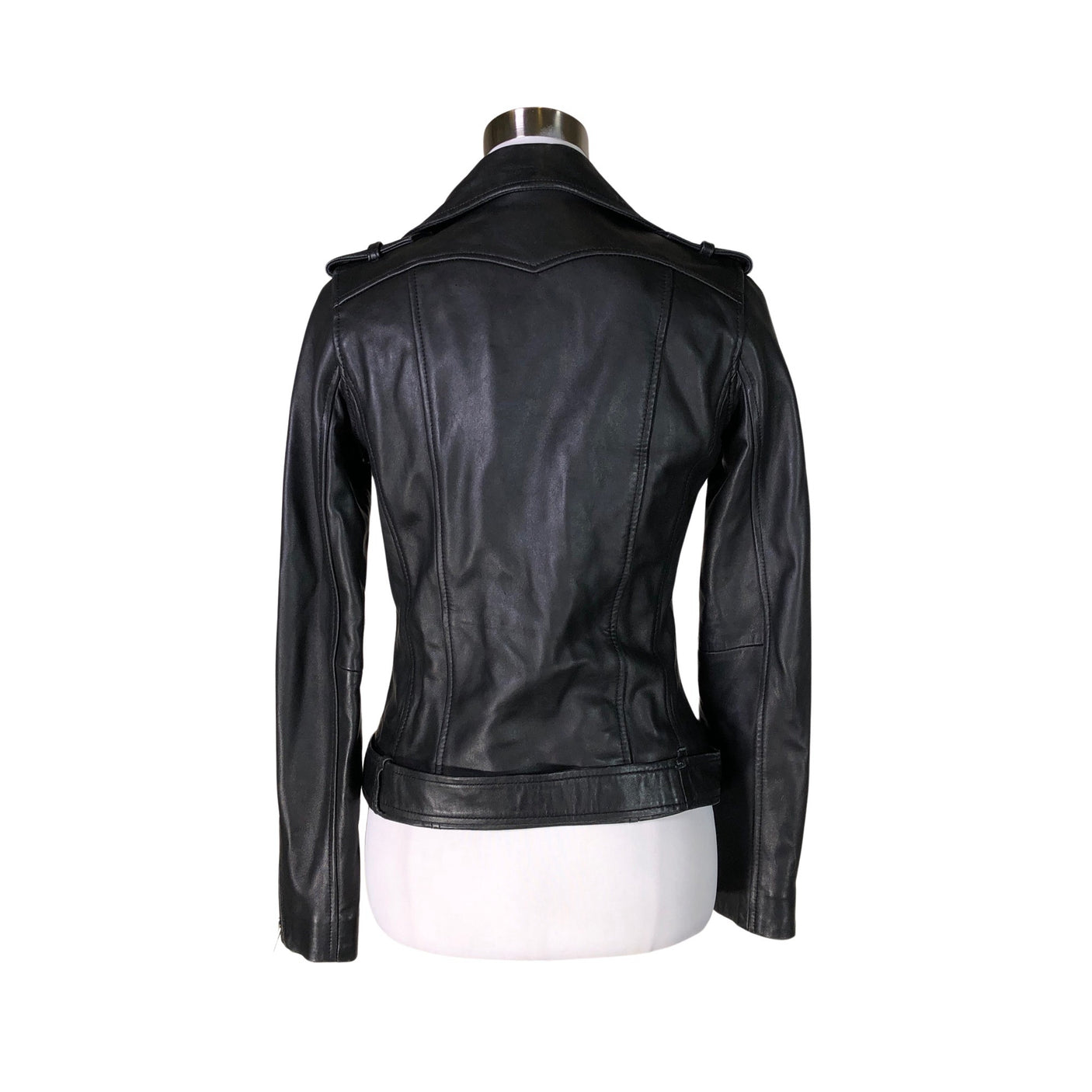 Unisex Maje - Nahkatakki, koko 40 - (2)