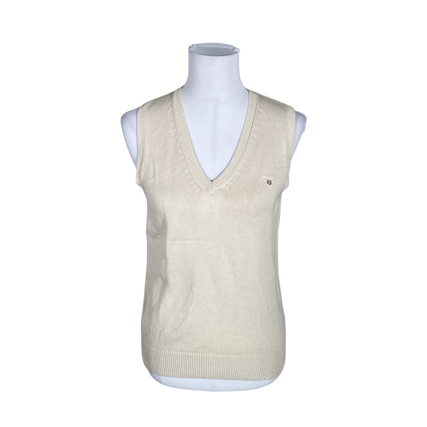 Unisex Gant - Kootud vest, suurus 38 - Beige (1)