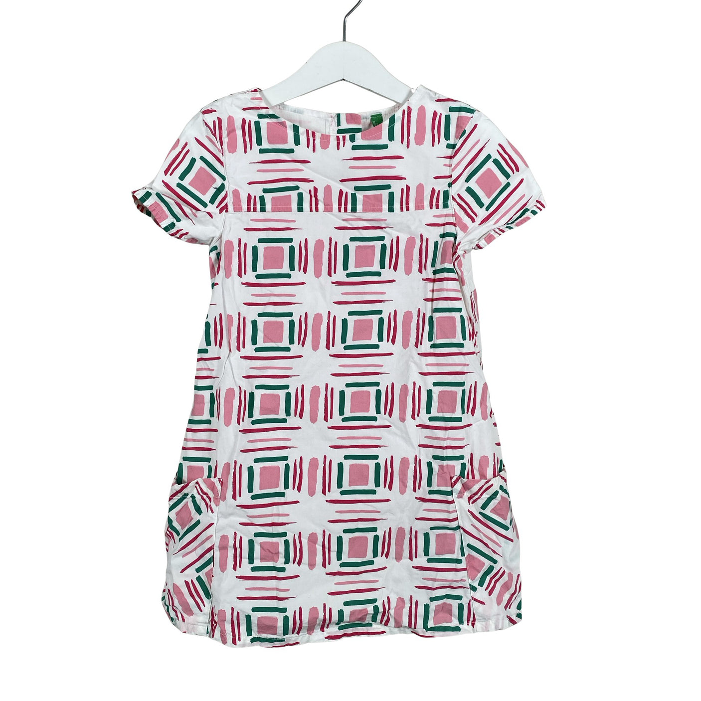 Unisex Benetton - Mitteveniv kleit, suurus 104 - 110 - Valge (1)