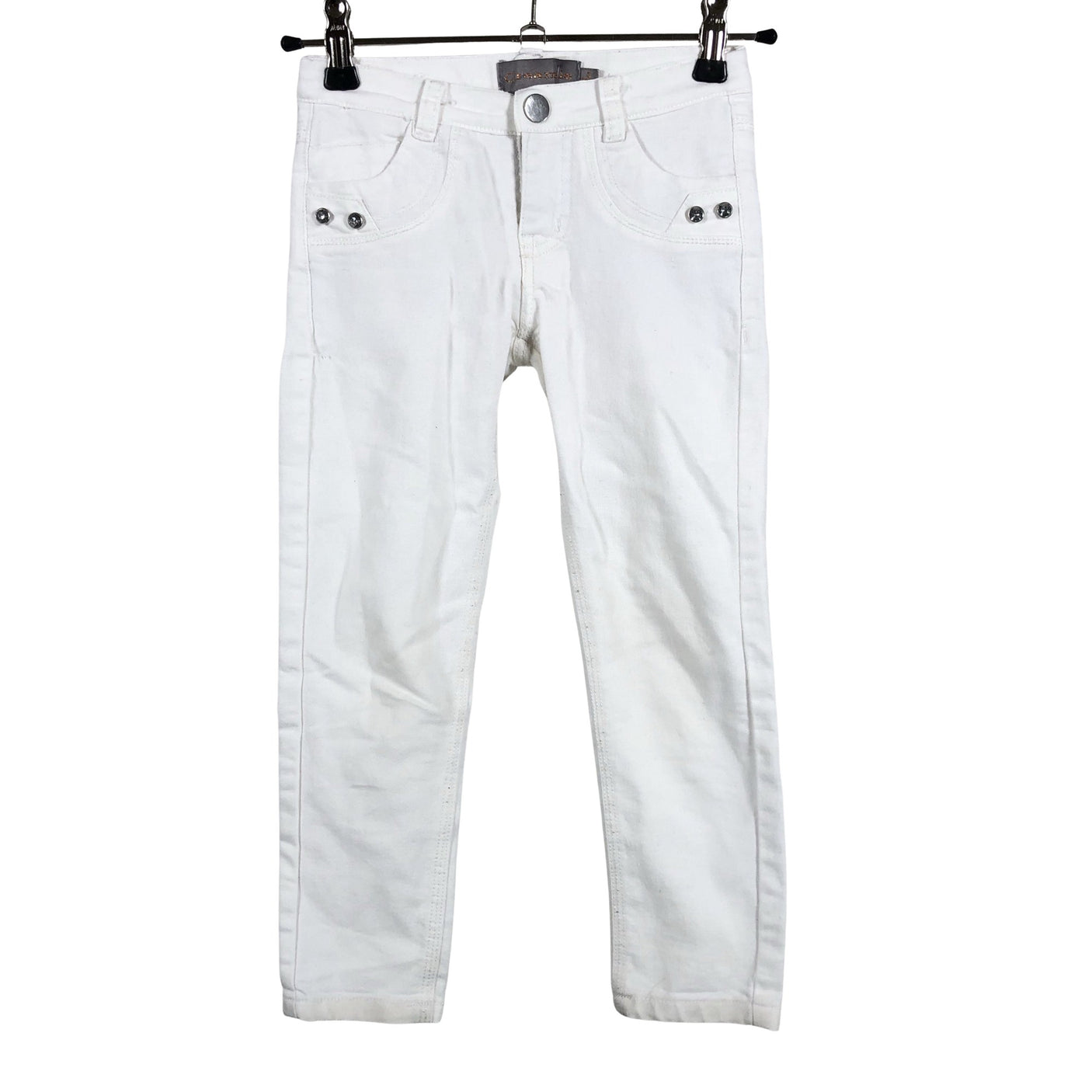 Unisex Creamie - Teksad, suurus 104 - 110 - Valge (1)