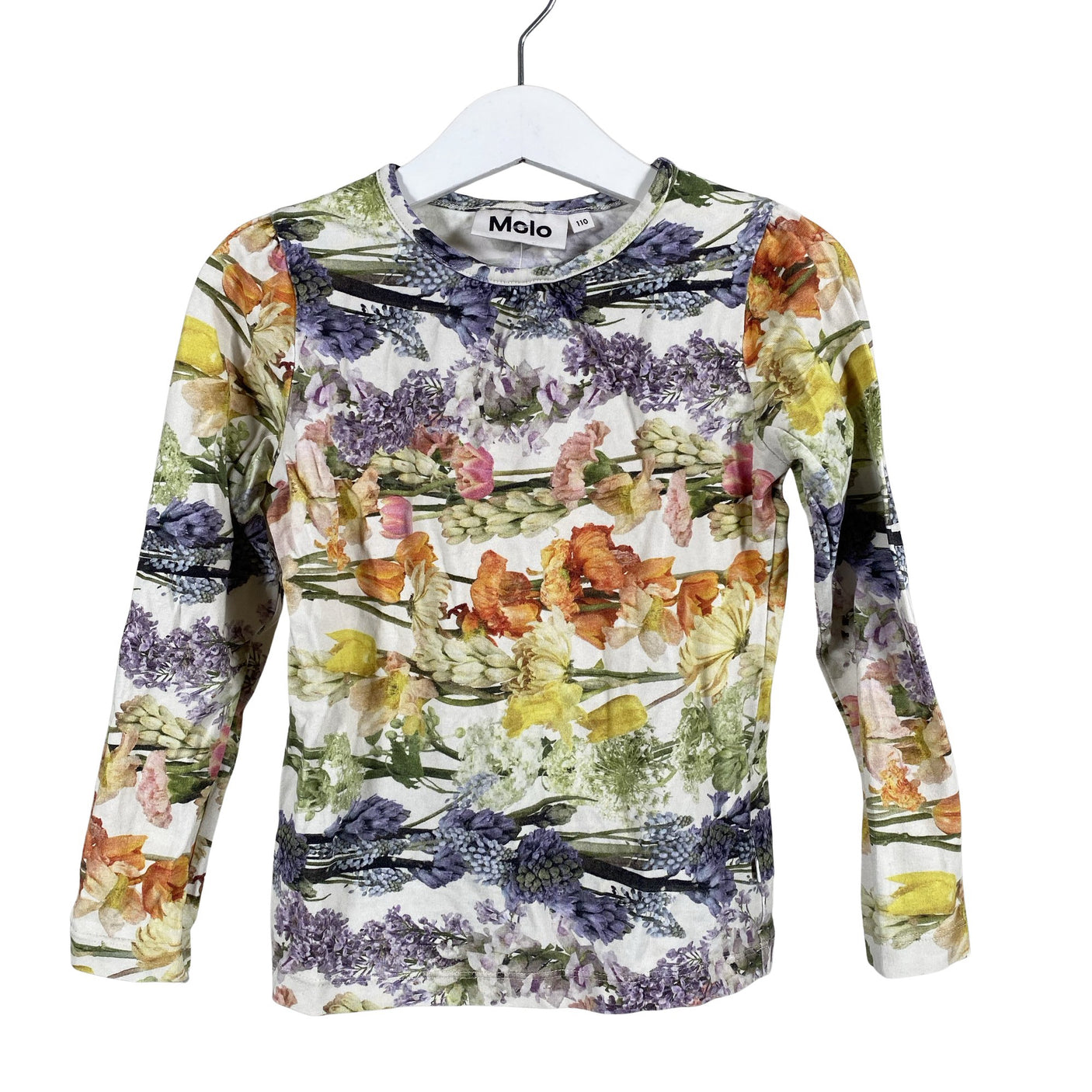 Unisex Molo Kids - Trikotaažist pluus, suurus 104 - 110 - Valge (1)