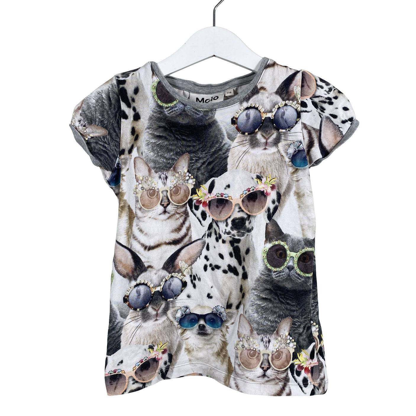 Unisex Molo Kids - T-särk, suurus 110 - 116 - Hall (1)