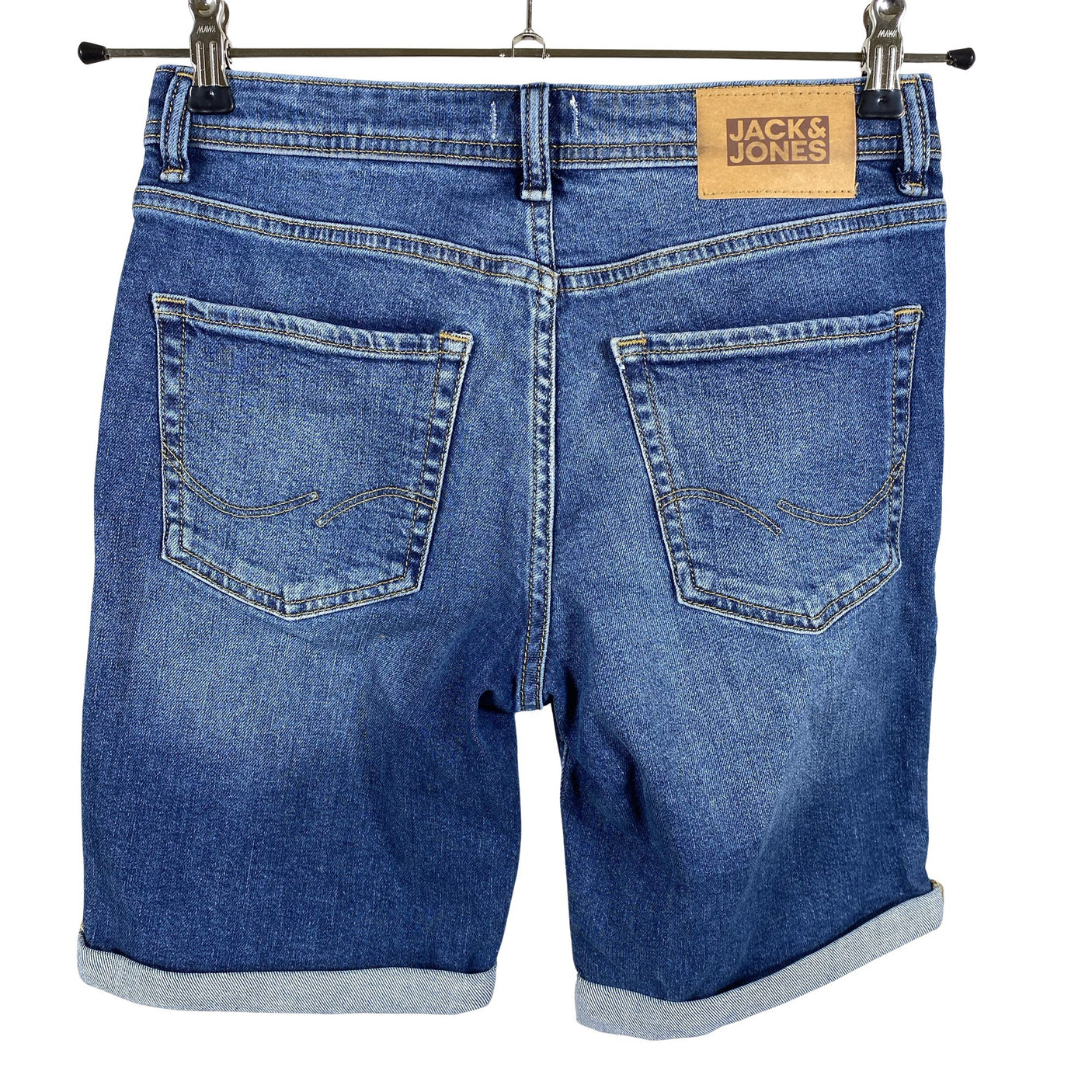 Unisex Jack & Jones - Teksast lühikesed püksid, suurus 152 - 158 - Sinine (2)