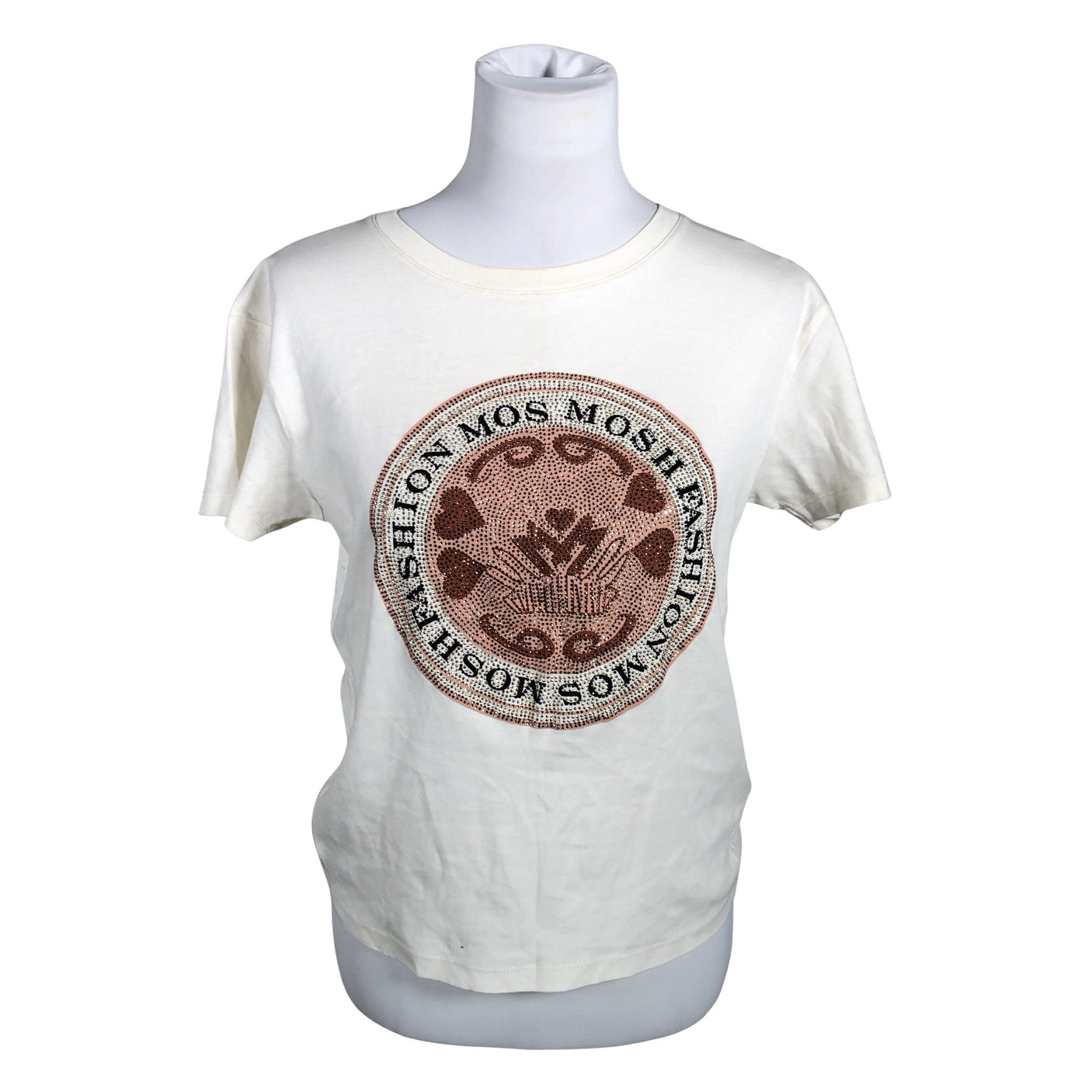 Unisex Mos Mosh - T-särk, suurus 34 - Valge (1)