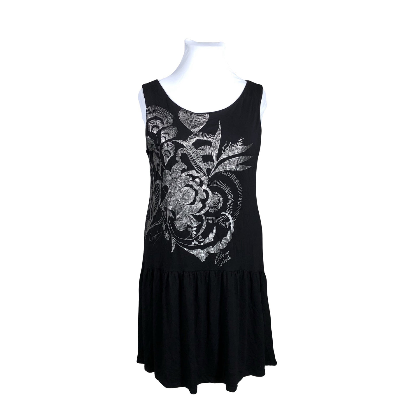 Unisex Desigual - Trikotaažist kleit, suurus 44 - Must (1)