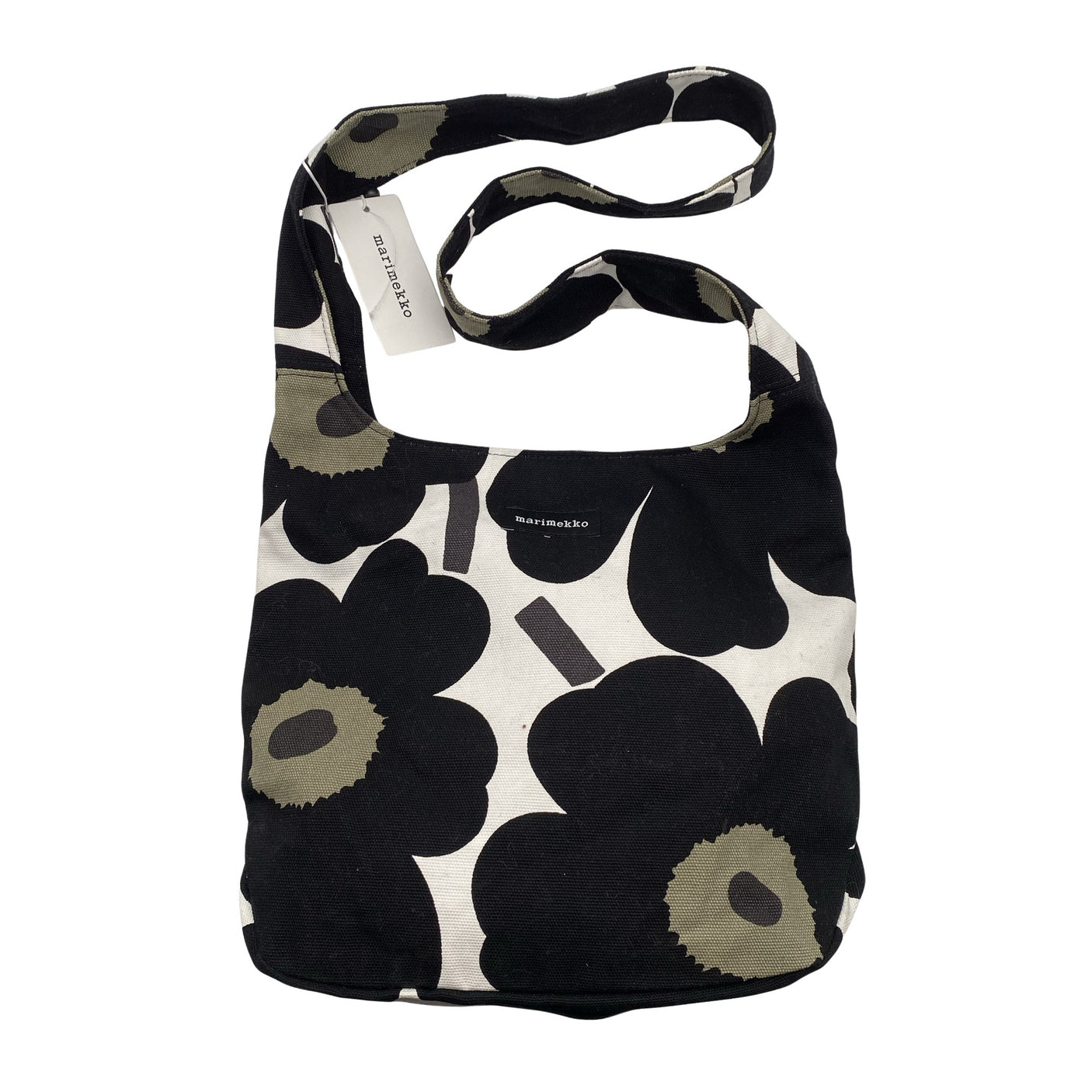 Unisex Marimekko - Õlakott, suurus Midi - Must (1)