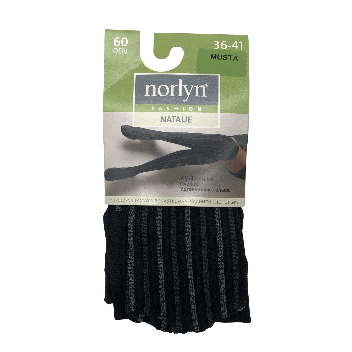 Unisex Norlyn - Sukkpüksid, õhukesed, suurus 36 - Must (2)
