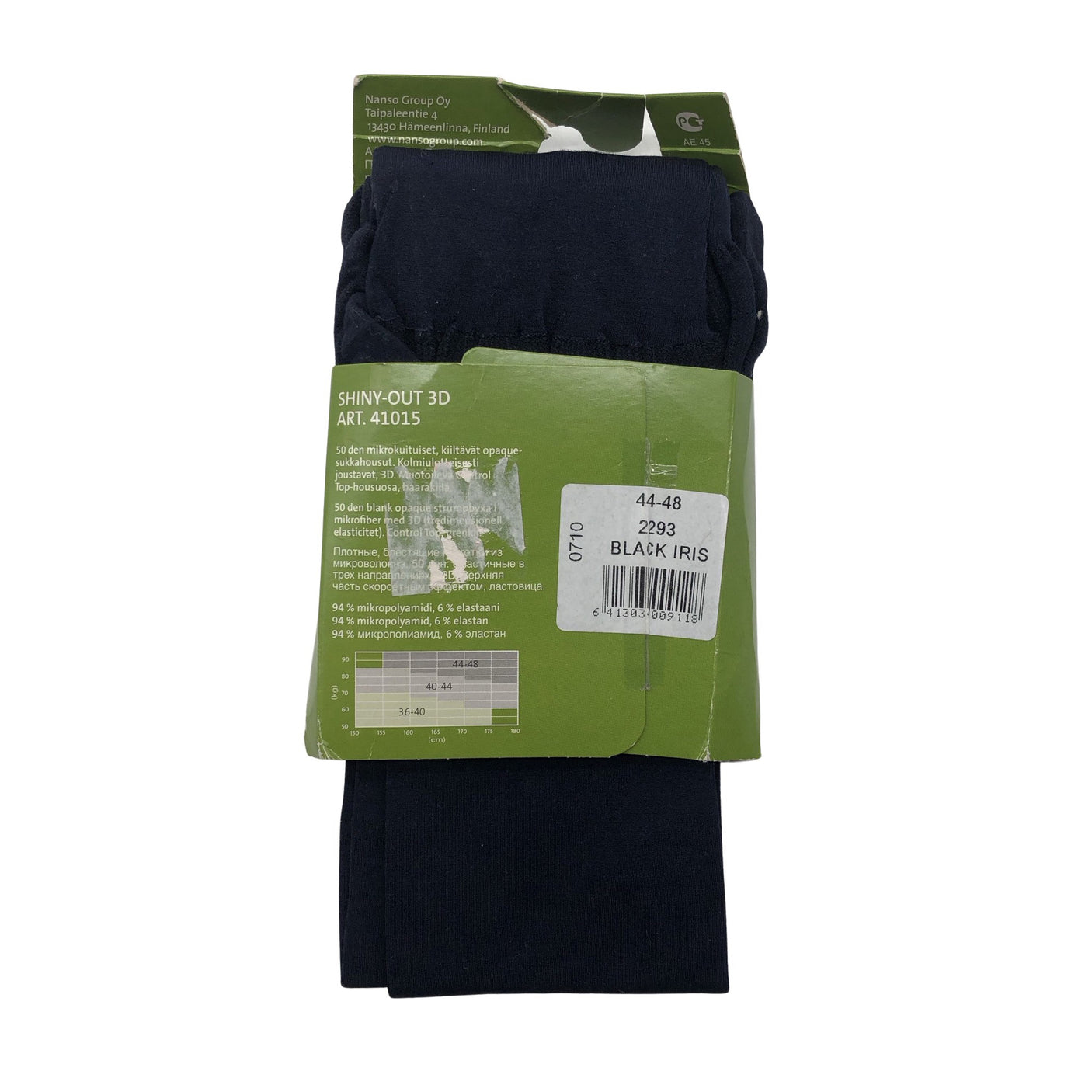 Unisex Norlyn - Sukkpüksid, õhukesed, suurus 44 - Must (3)