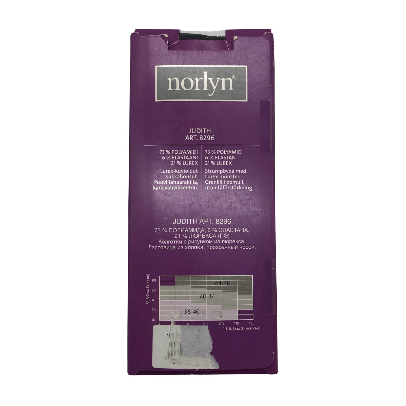 Unisex Norlyn - Sukkpüksid, õhukesed, suurus 40 - Must (3)
