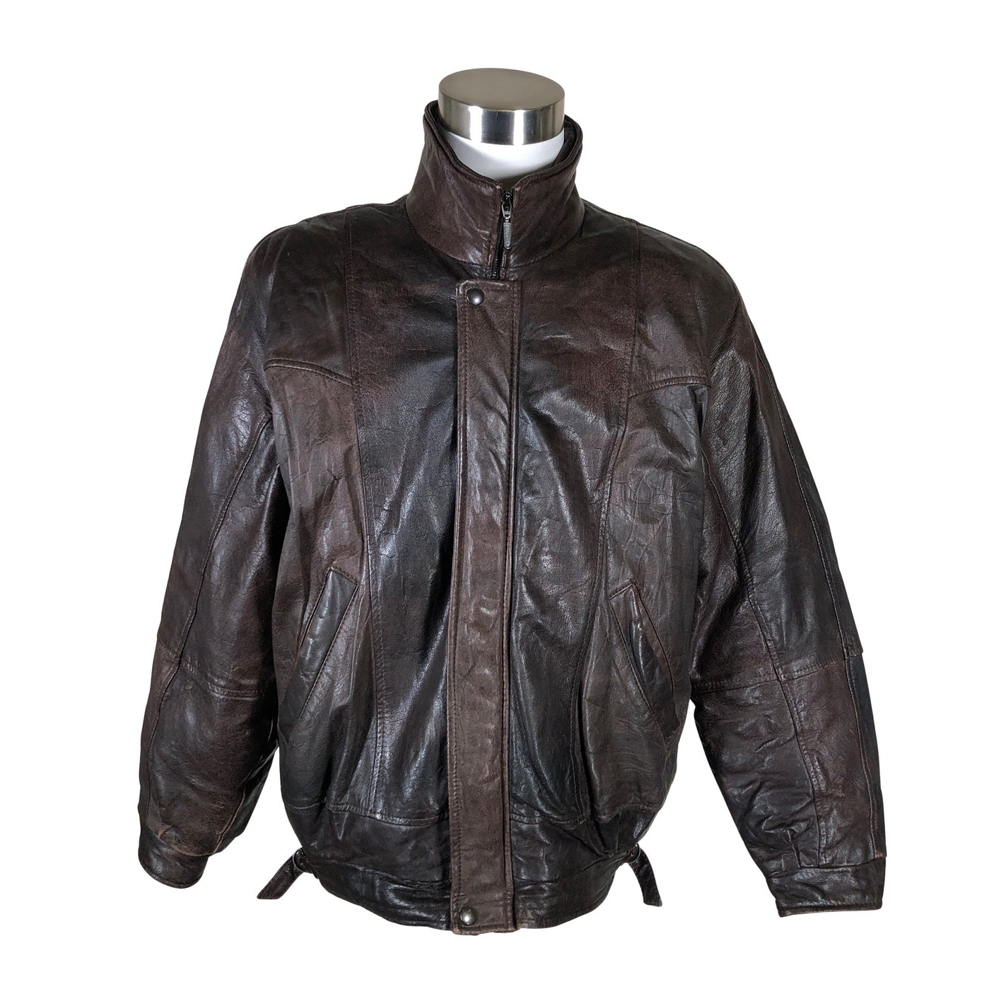 Unisex Menora - Nahkatakki, koko L - (1)
