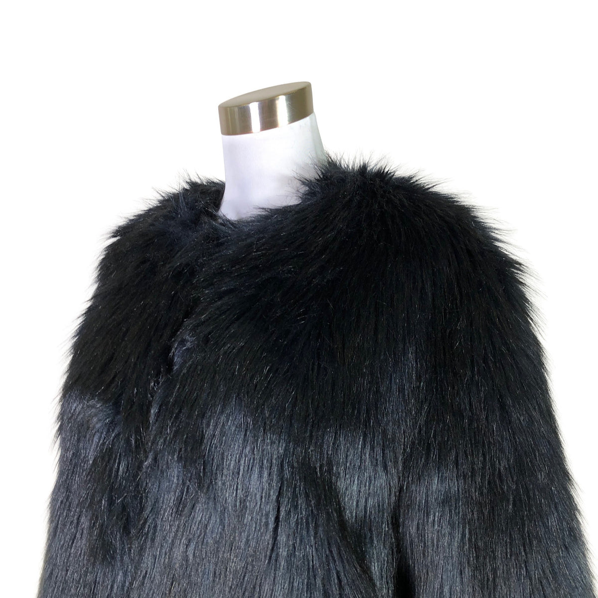 Unisex &Other Stories - Kunstkarusnahast mantel, suurus 34 - Sinine (3)