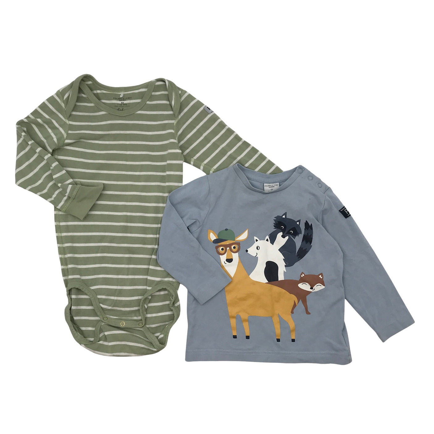 Unisex Polarn O. Pyret - Body, koko 80 - 86 - (1)