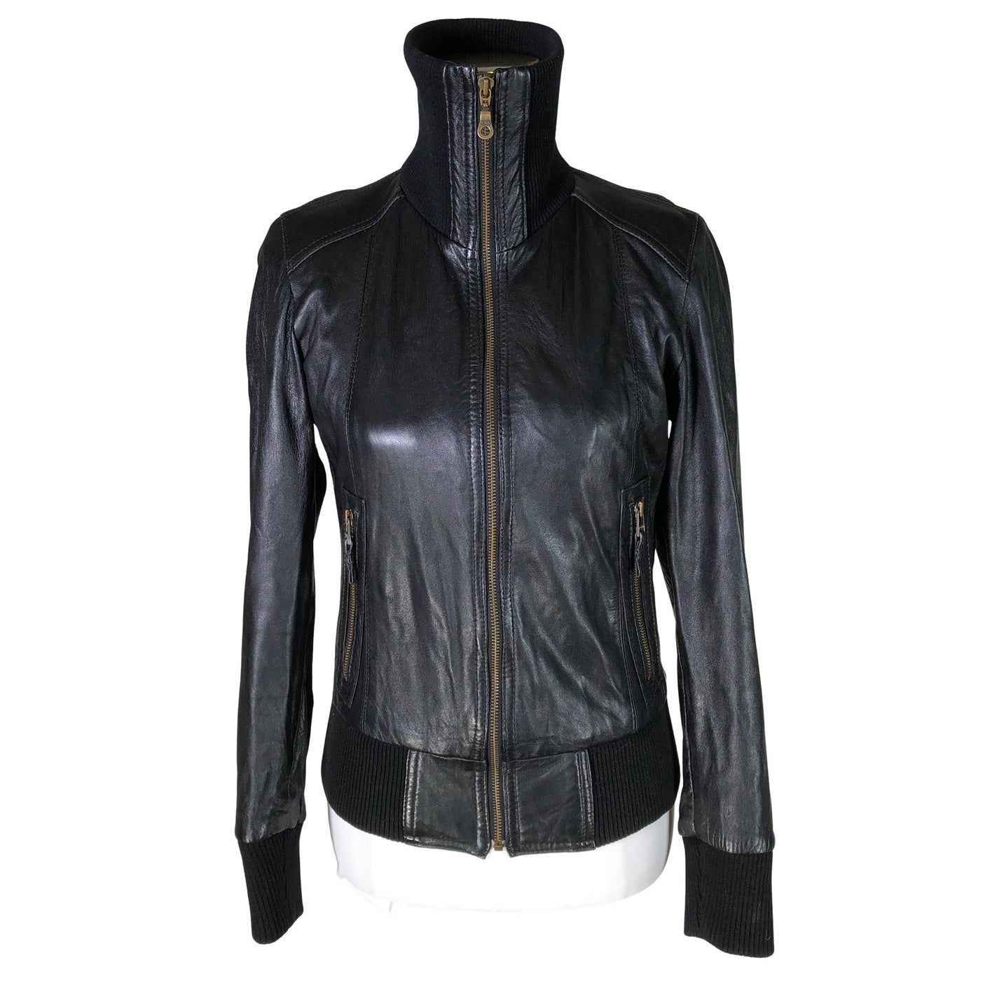 Unisex Bruno Zaragoza - Nahkatakki, koko 38 - (1)