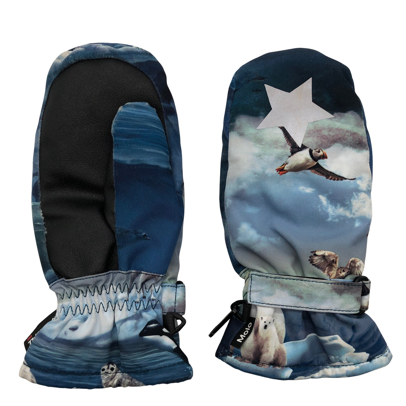 Unisex Molo Kids - Talvihanskat, koko 8 - 12 vuotta - (1)