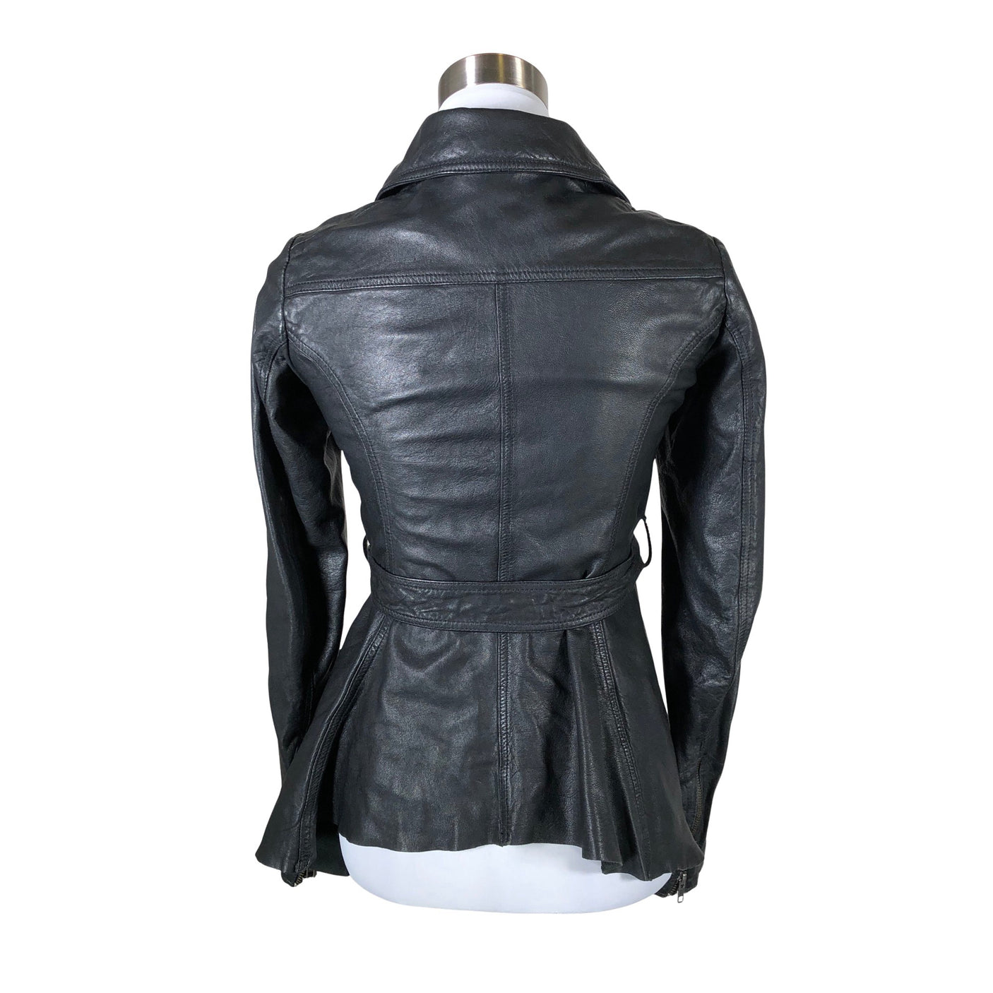 Unisex All Saints - Nahkatakki, koko 36 - (2)