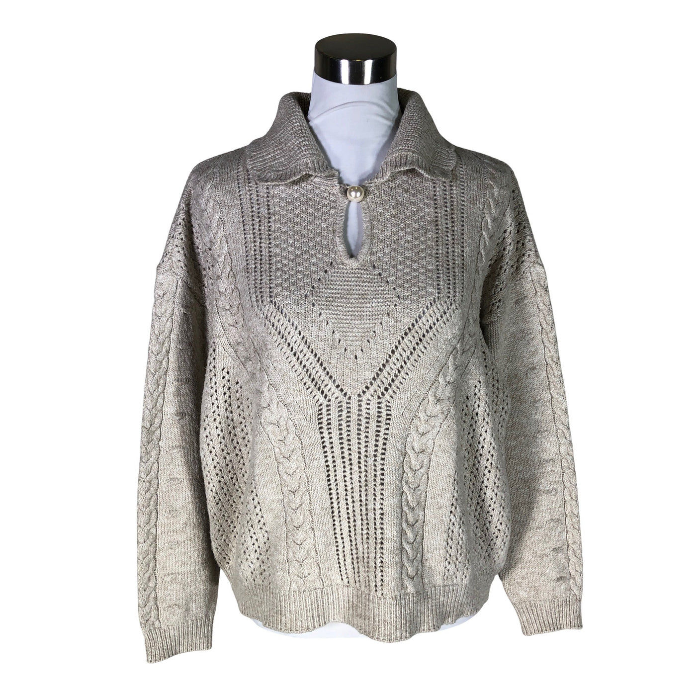 Unisex Cream - Neulepaita, koko 38 - (1)