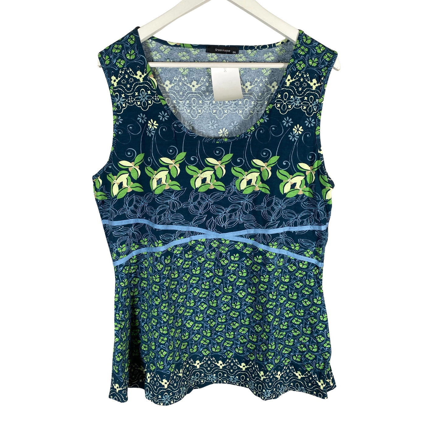 Unisex Green House - Trikootoppi, koko 44 - (1)