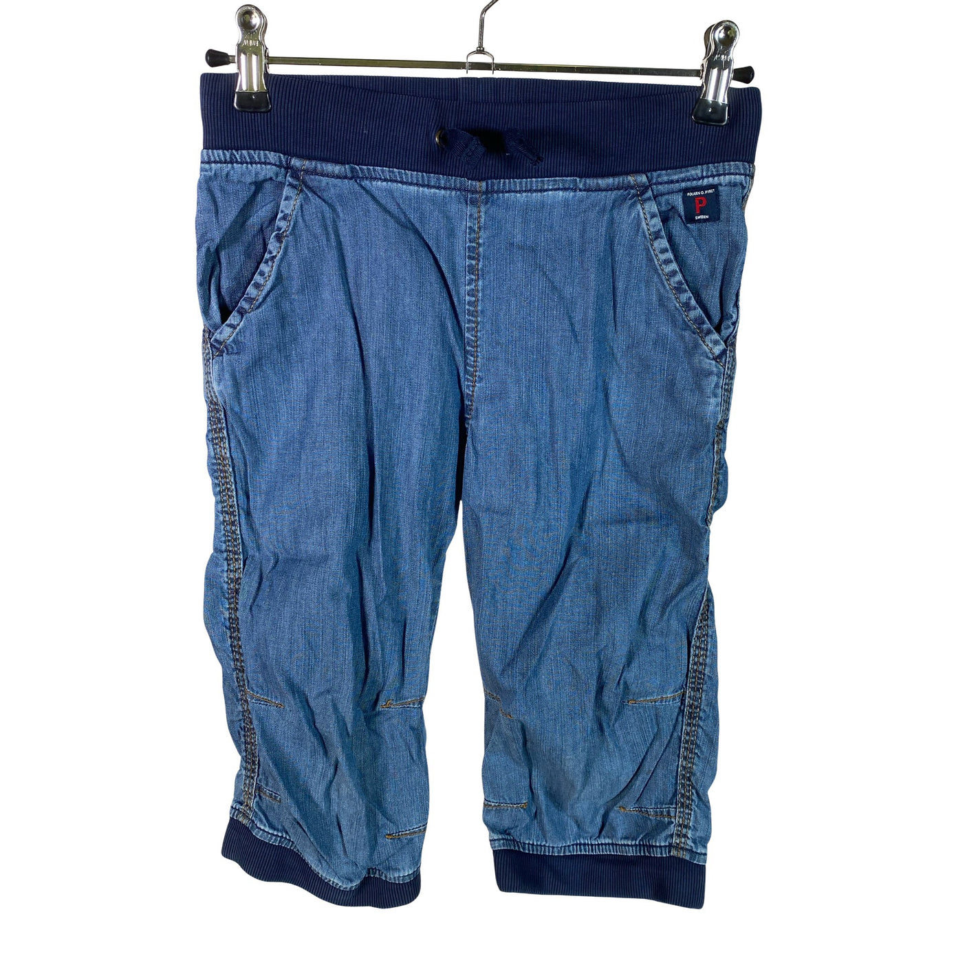 Unisex Polarn O. Pyret - Farkkushortsit, koko 122 - 128 - (1)