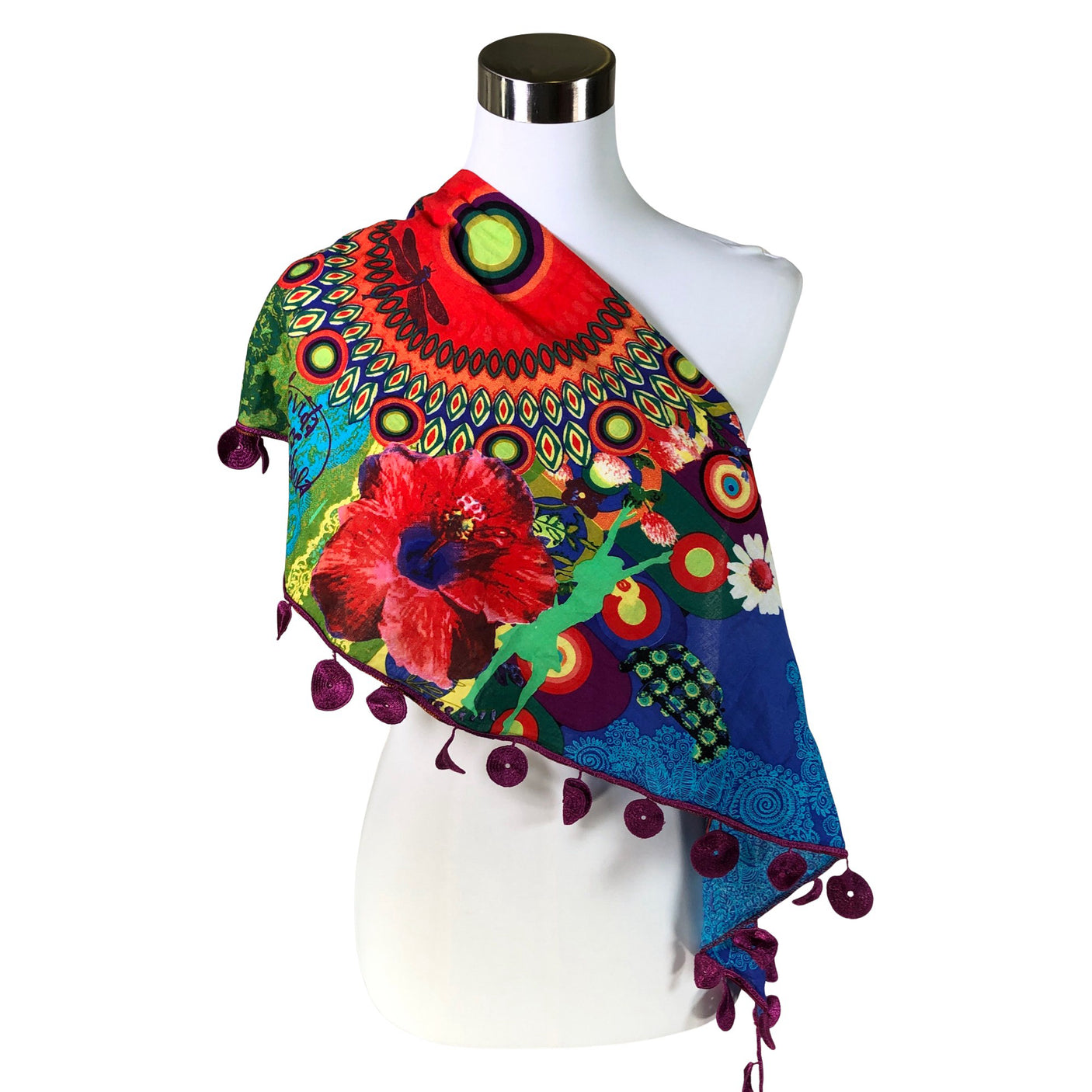 Unisex Desigual - Huivi, koko Midi - (2)