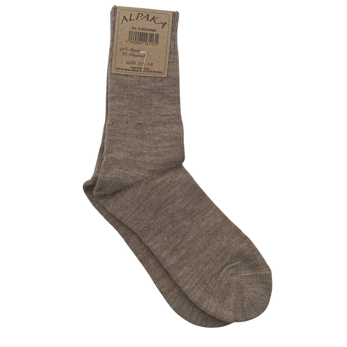 Unisex Alpaka - Villasukat, koko 37 - (1)