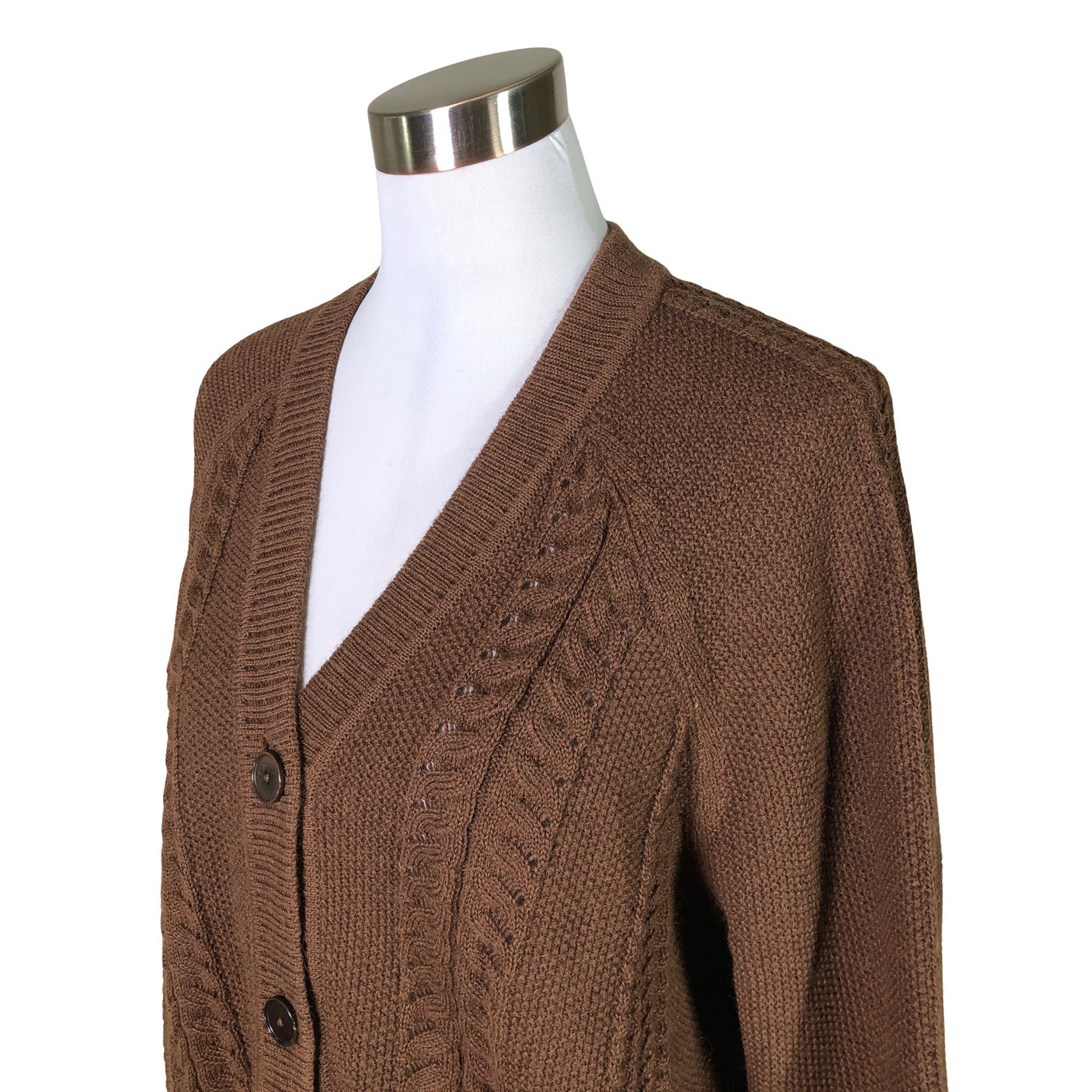 Unisex Alpa - Kardigan, suurus 40 - Pruun (3)