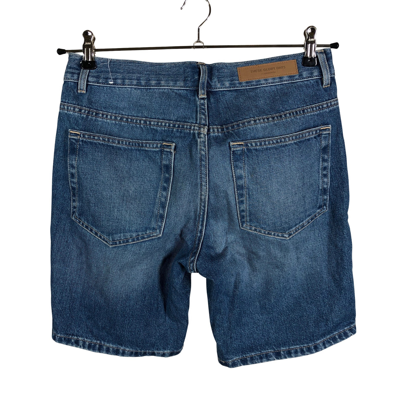 Unisex These Glory Days - Teksast lühikesed püksid, suurus S - Sinine (2)