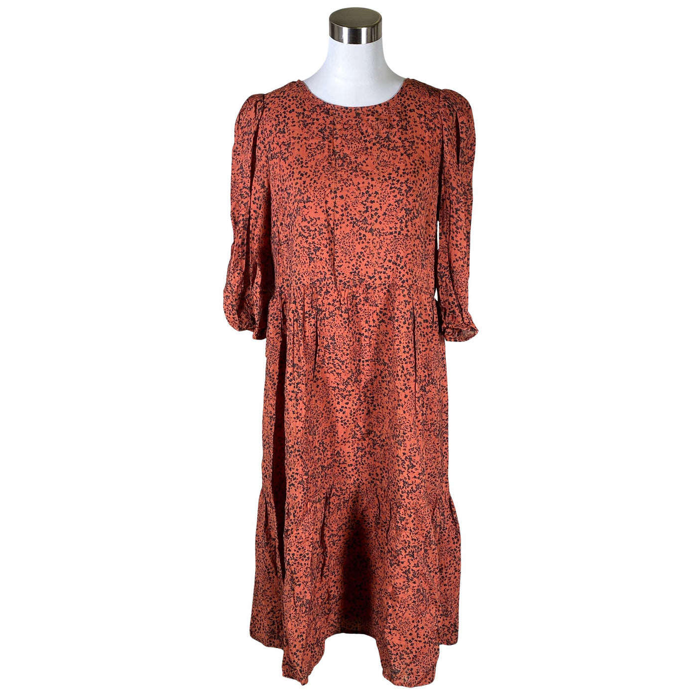 Unisex Selected - Õhuke kleit, suurus 38 - Pruun (1)