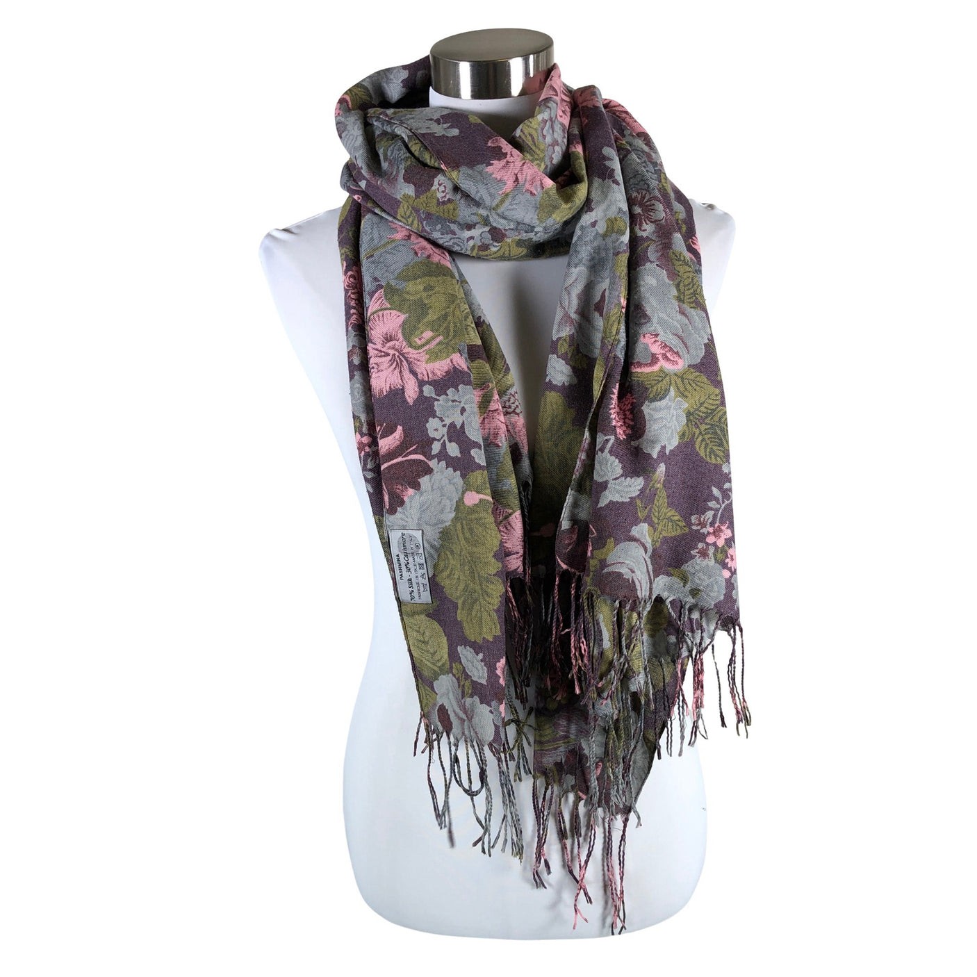 Unisex Pashmina - Huivi, koko Maxi - (1)