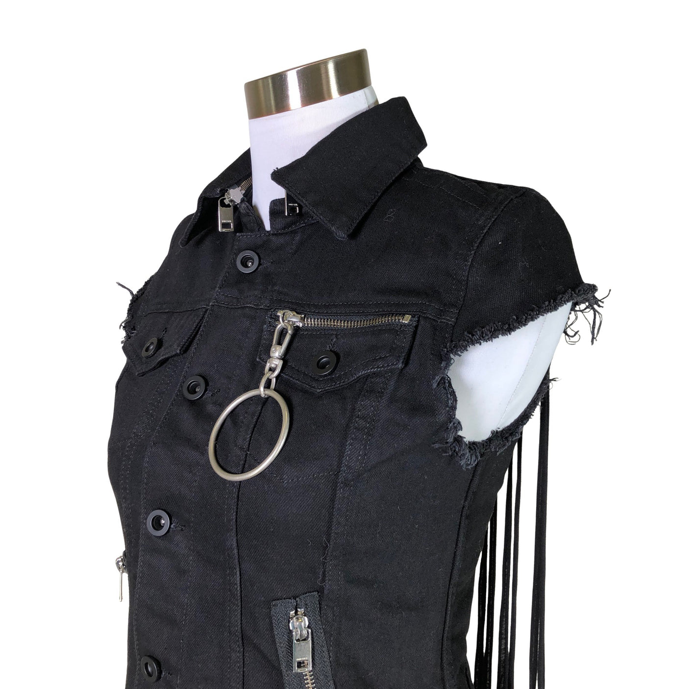 Unisex Diesel - Farkkuliivi, koko 34 - (3)