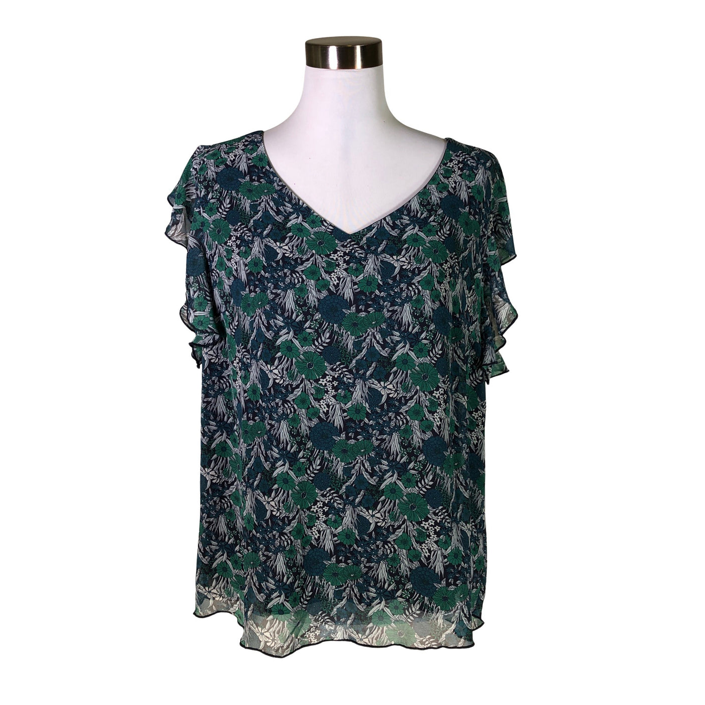 Unisex Saint Tropez - Lyhythihainen pusero, koko 40 - (1)