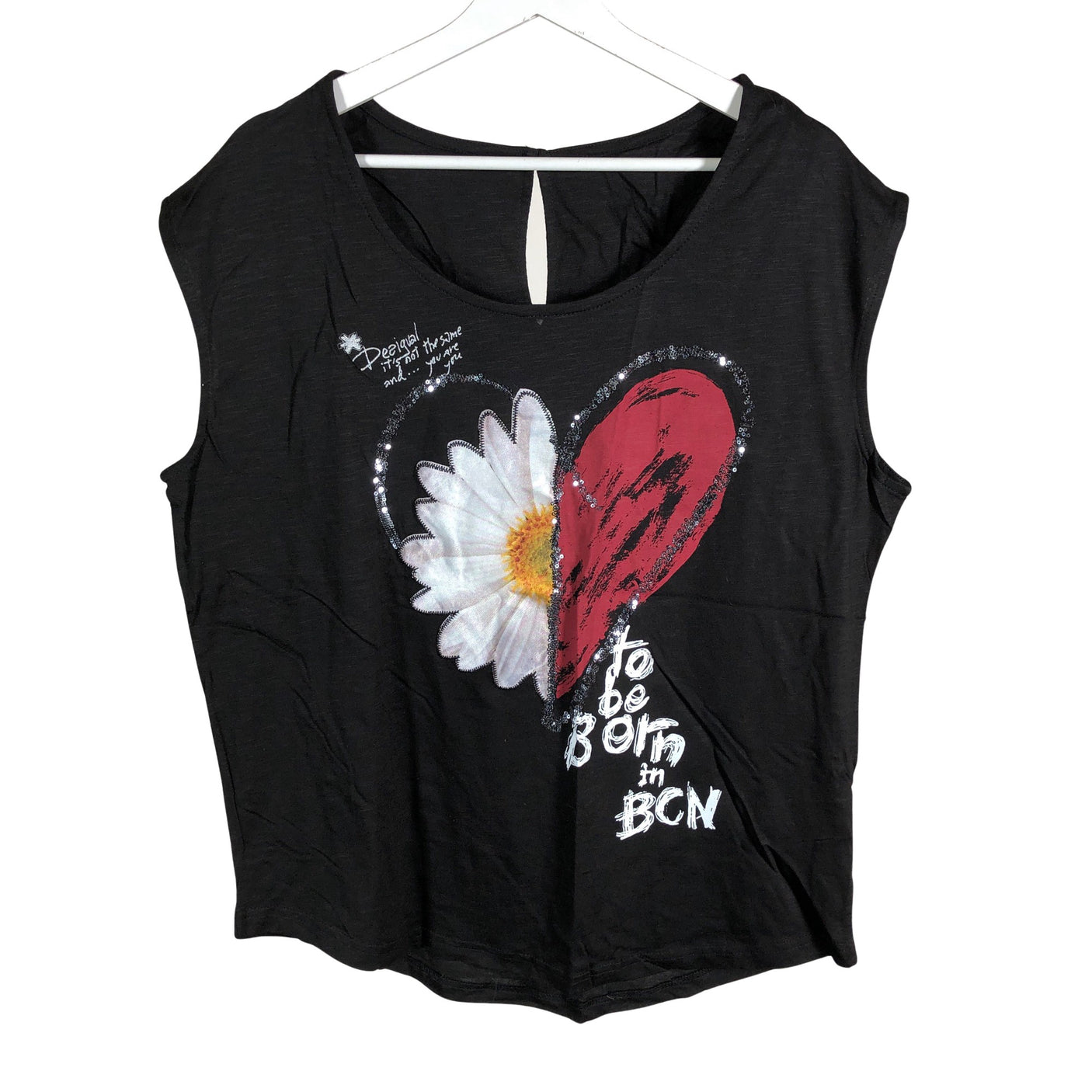 Unisex Desigual - Trikootoppi, koko 42 - (1)