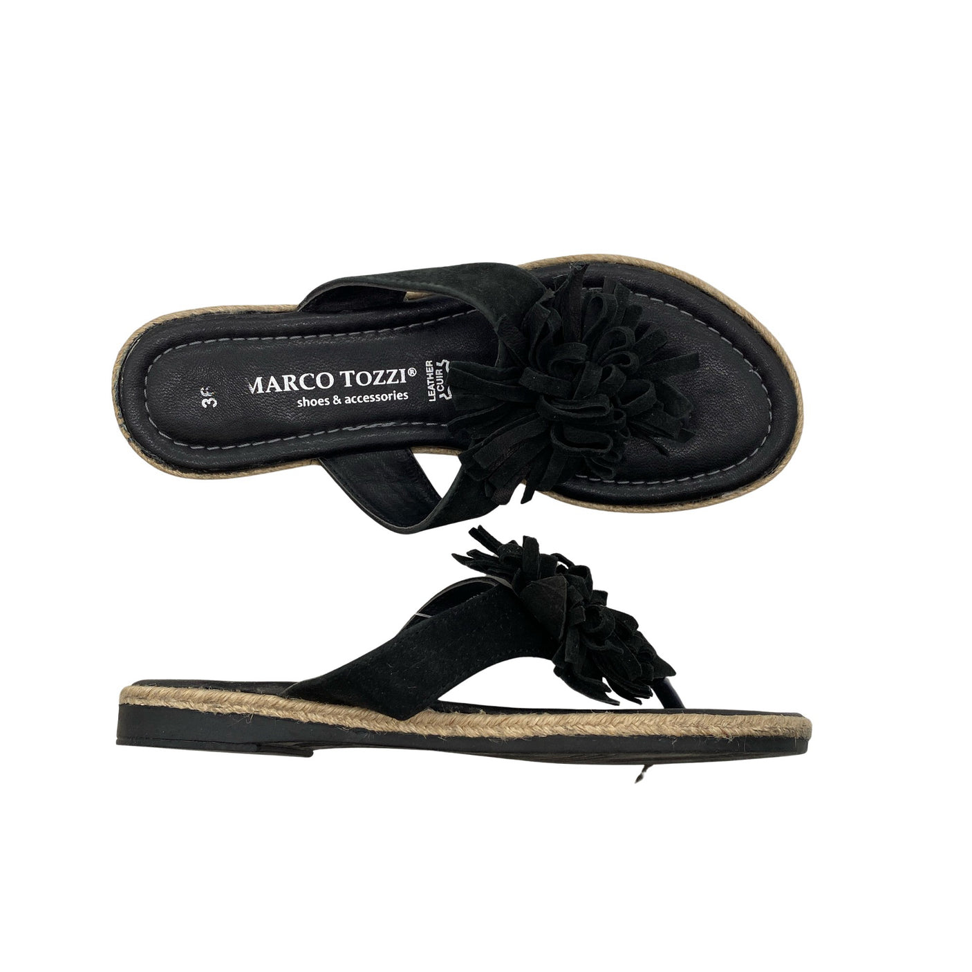 Unisex Marco Tozzi - Rihmikud, suurus 36 - Must (1)