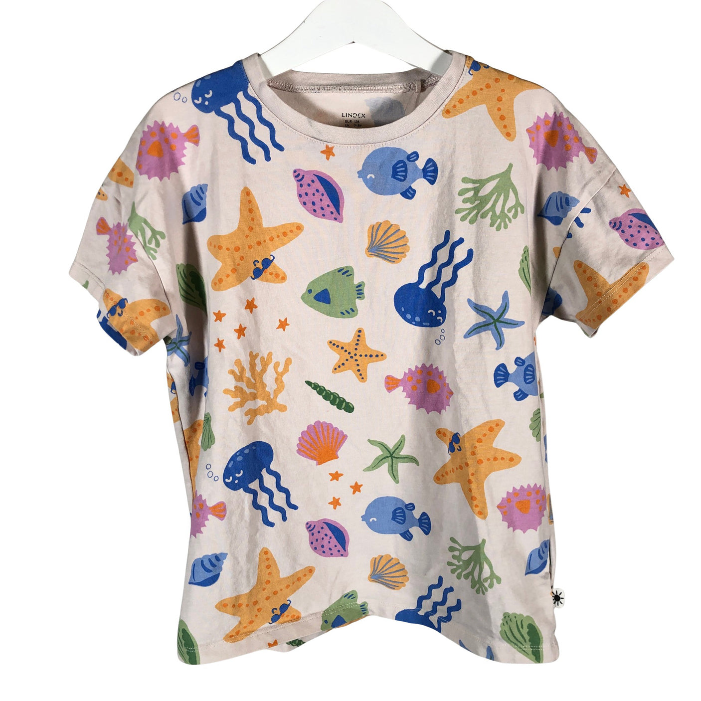 Unisex Lindex - T-paita, koko 122 - 128 - (1)