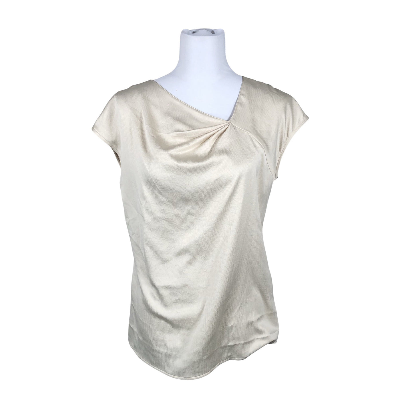 Unisex Esprit - Lühikeste käistega pluus, suurus 38 - Looduslik valge (1)