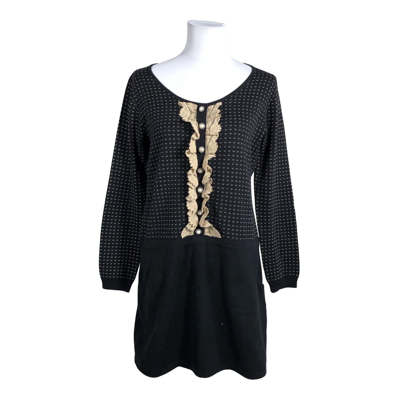 Unisex Darling - Kootud kleit, suurus 40 - Must (1)