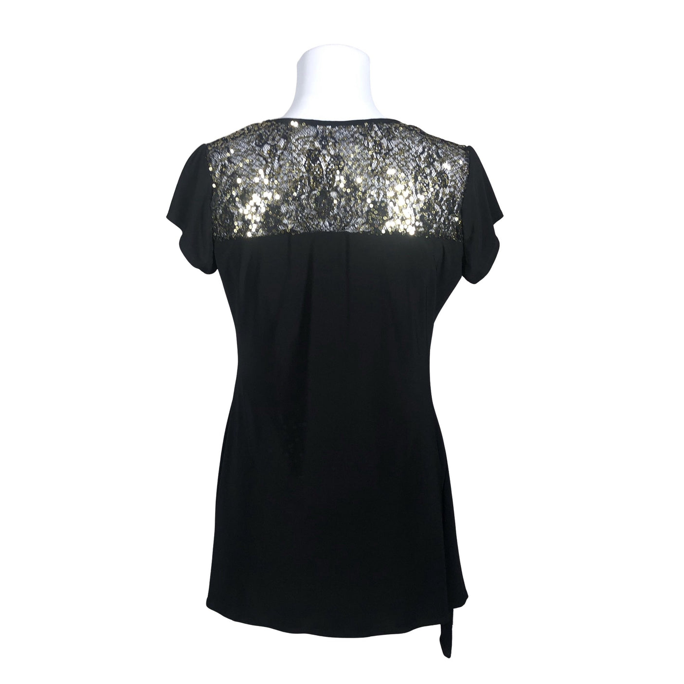 Unisex Wallis - Trikotaažist tuunika, suurus 38 - Must (2)