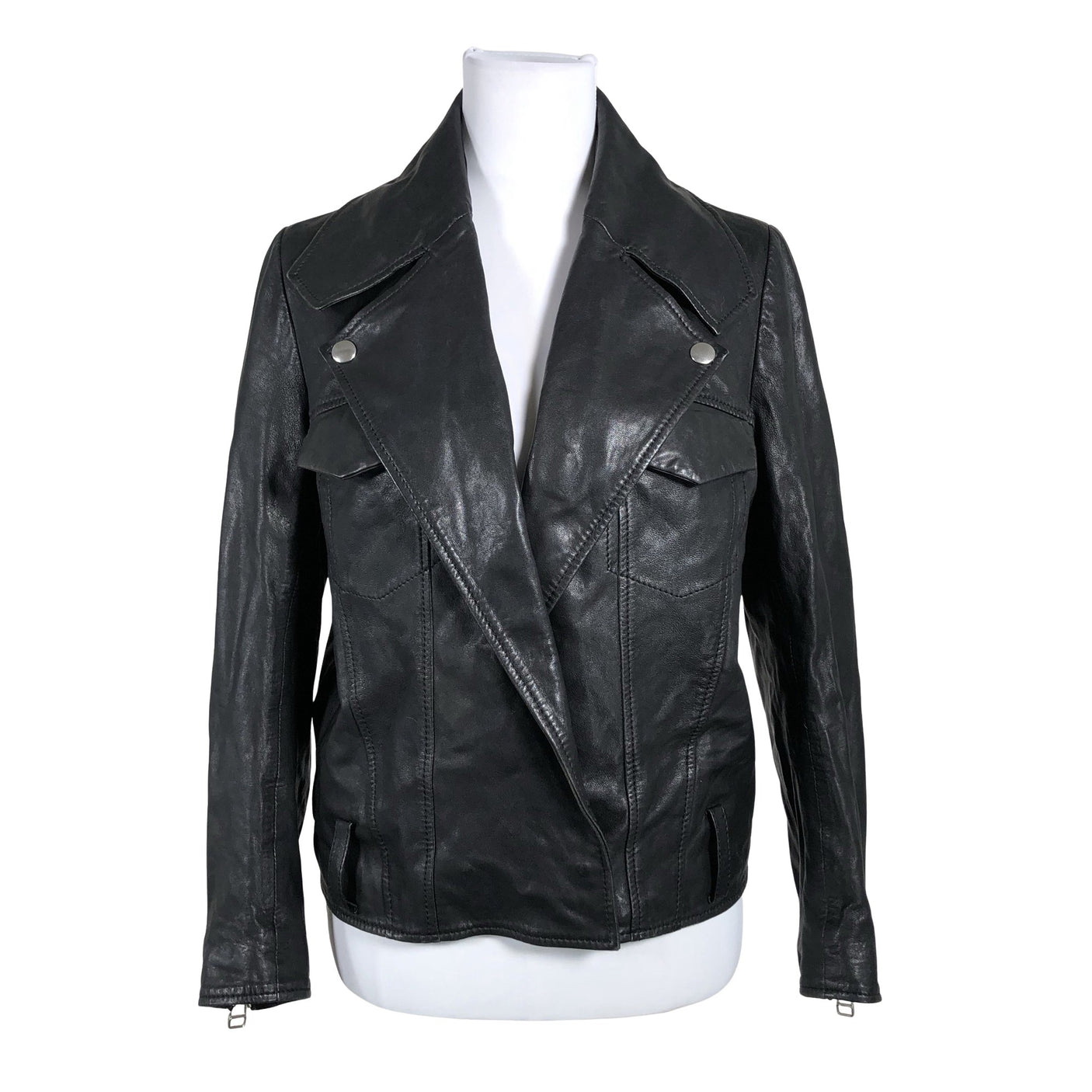 Unisex Filippa K. - Nahktagi, suurus 36 - Must (1)