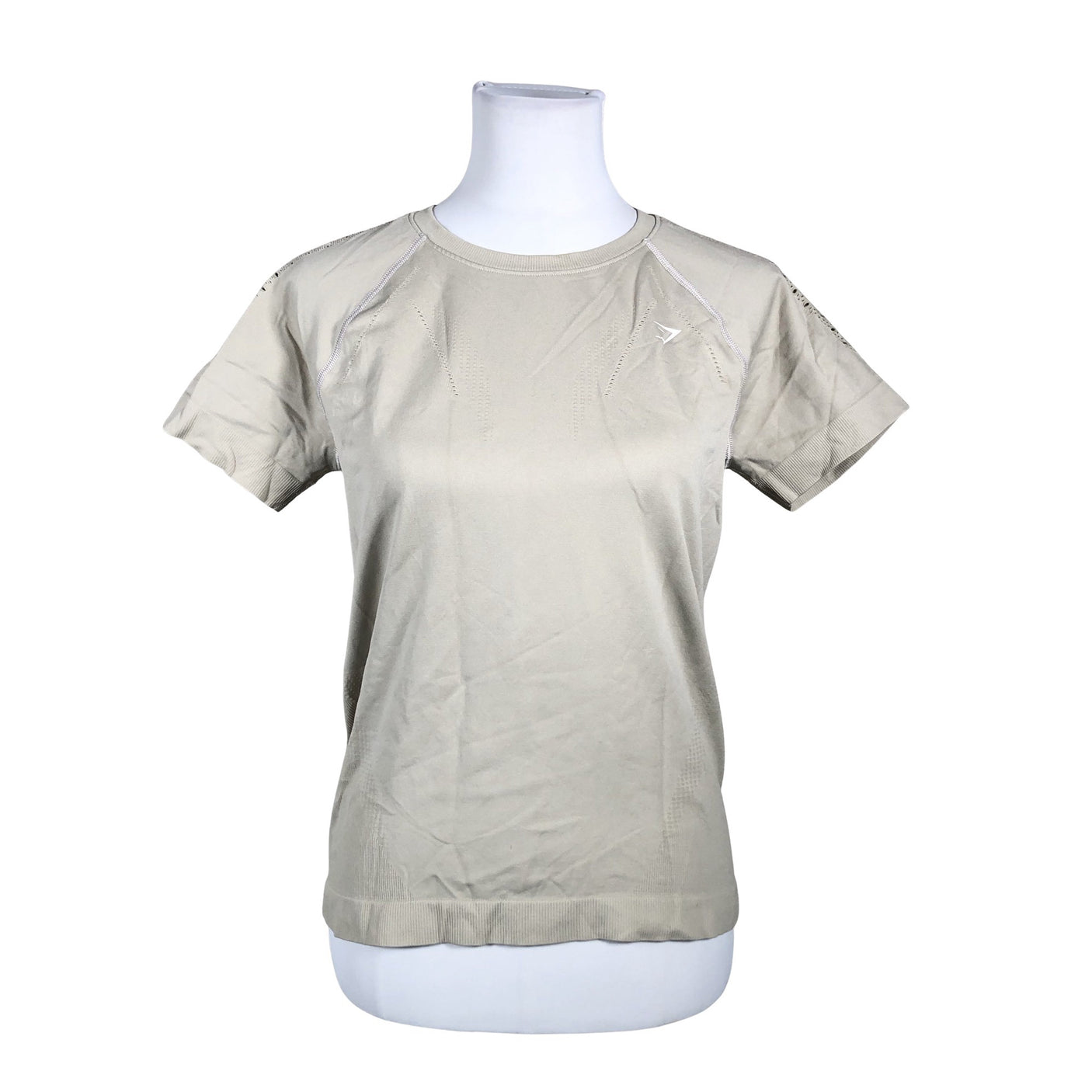 Unisex Gymshark - Spordisärk, lühikesed käised, suurus 36 - Beige (1)