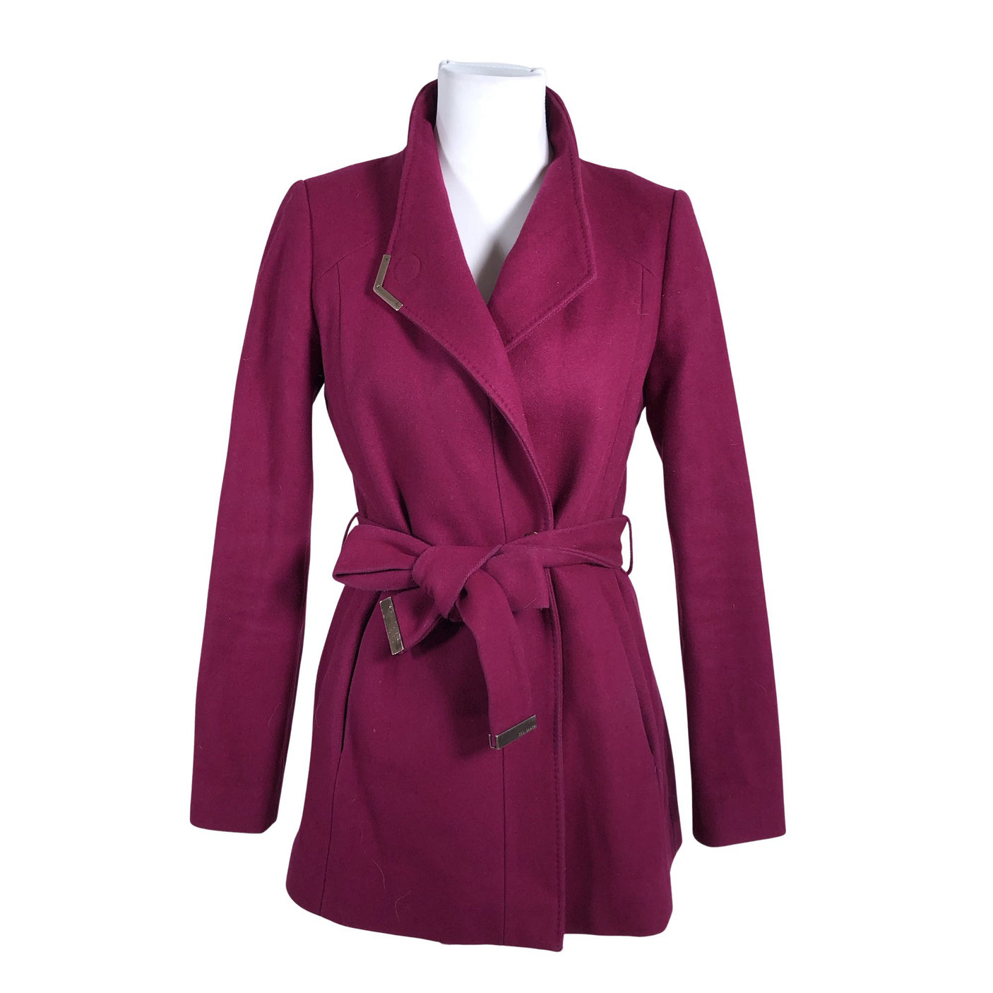 Unisex Ted Baker - Villane mantel, suurus 36 - Lilla (2)