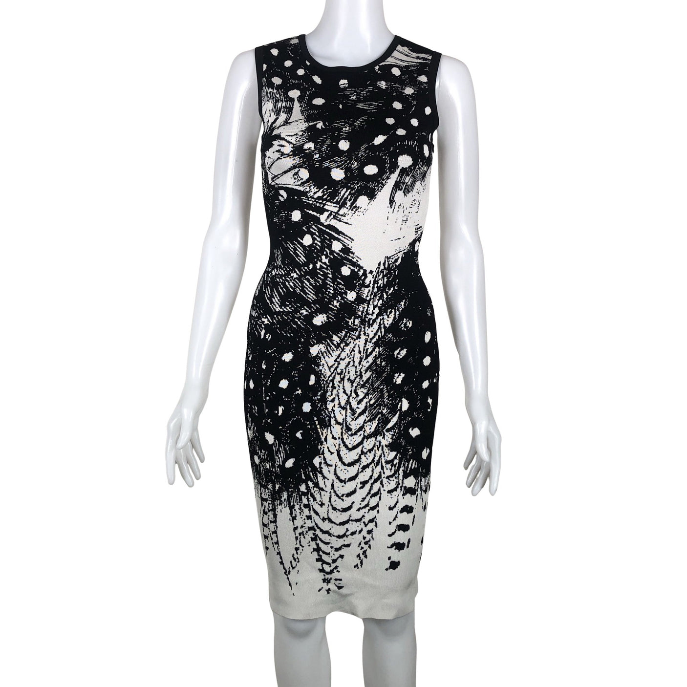 Unisex Karen Millen - Kootud kleit, suurus 34 - Must (1)