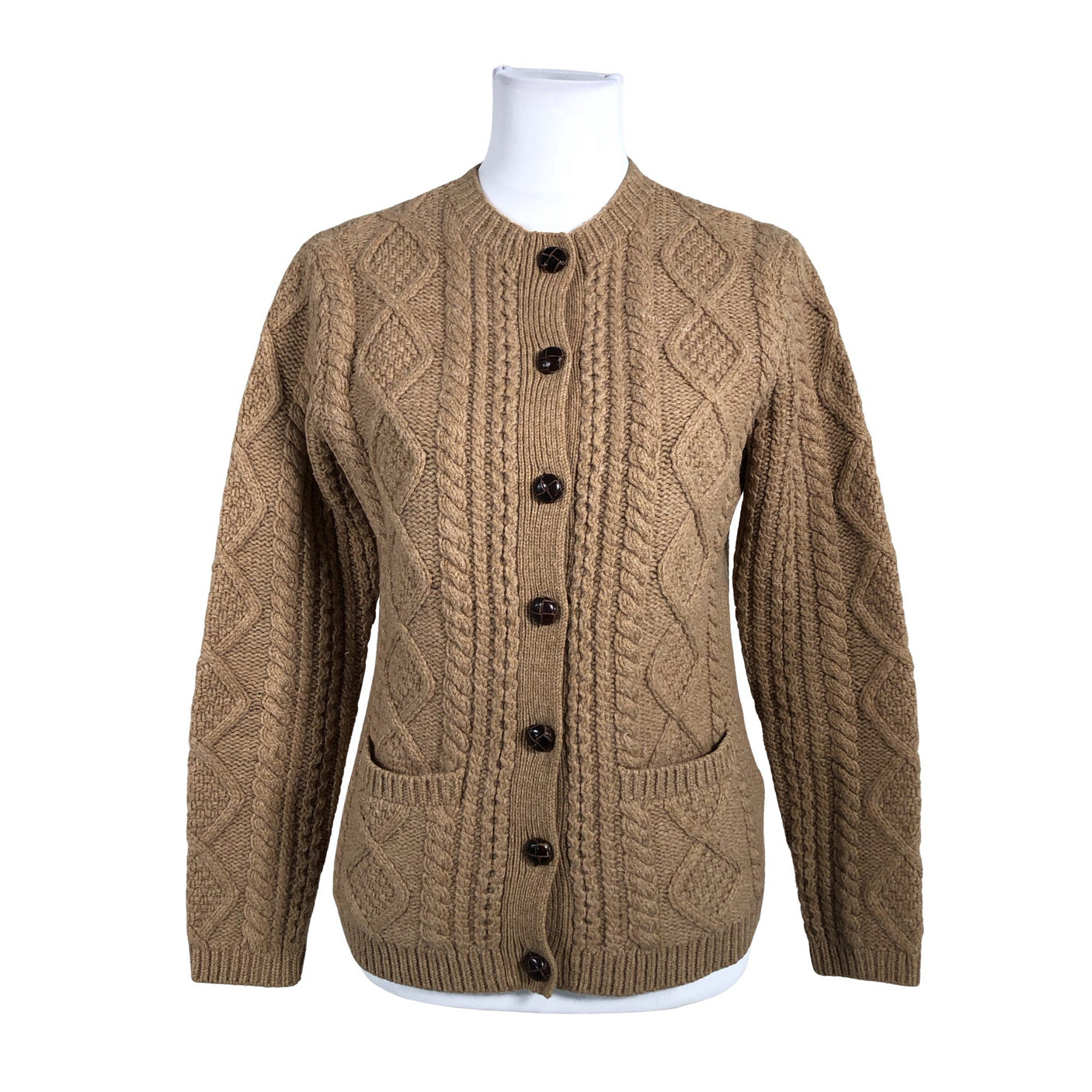 Unisex Brooks Brothers - Kardigan, suurus 36 - Pruun (1)