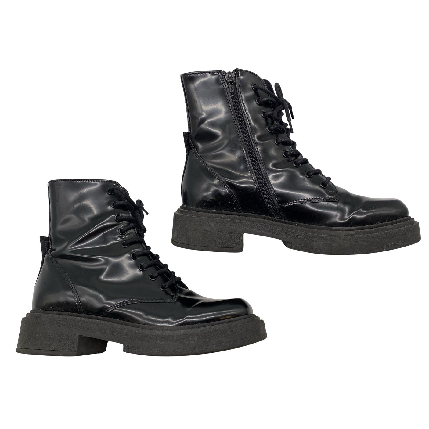 Unisex Steve Madden - Nööridega saapad, suurus 38 - Must (1)