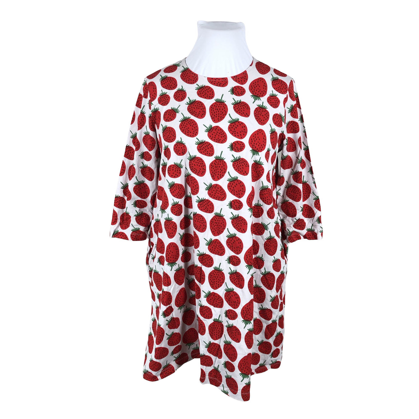 Unisex Marimekko - Trikotaažist kleit, suurus 46 - Valge (1)