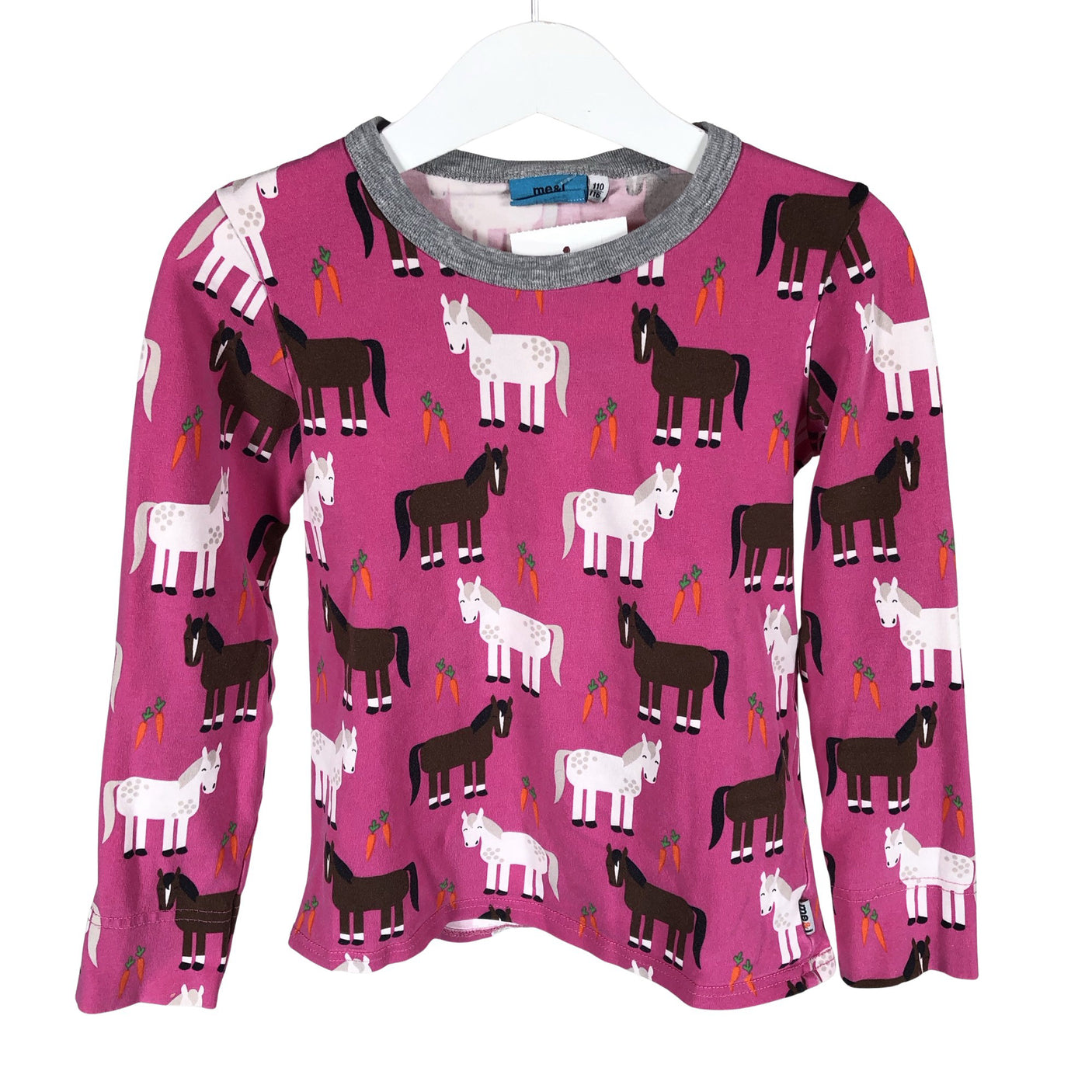 Unisex me&i - Trikotaažist pluus, suurus 110 - 116 - Roosa (1)
