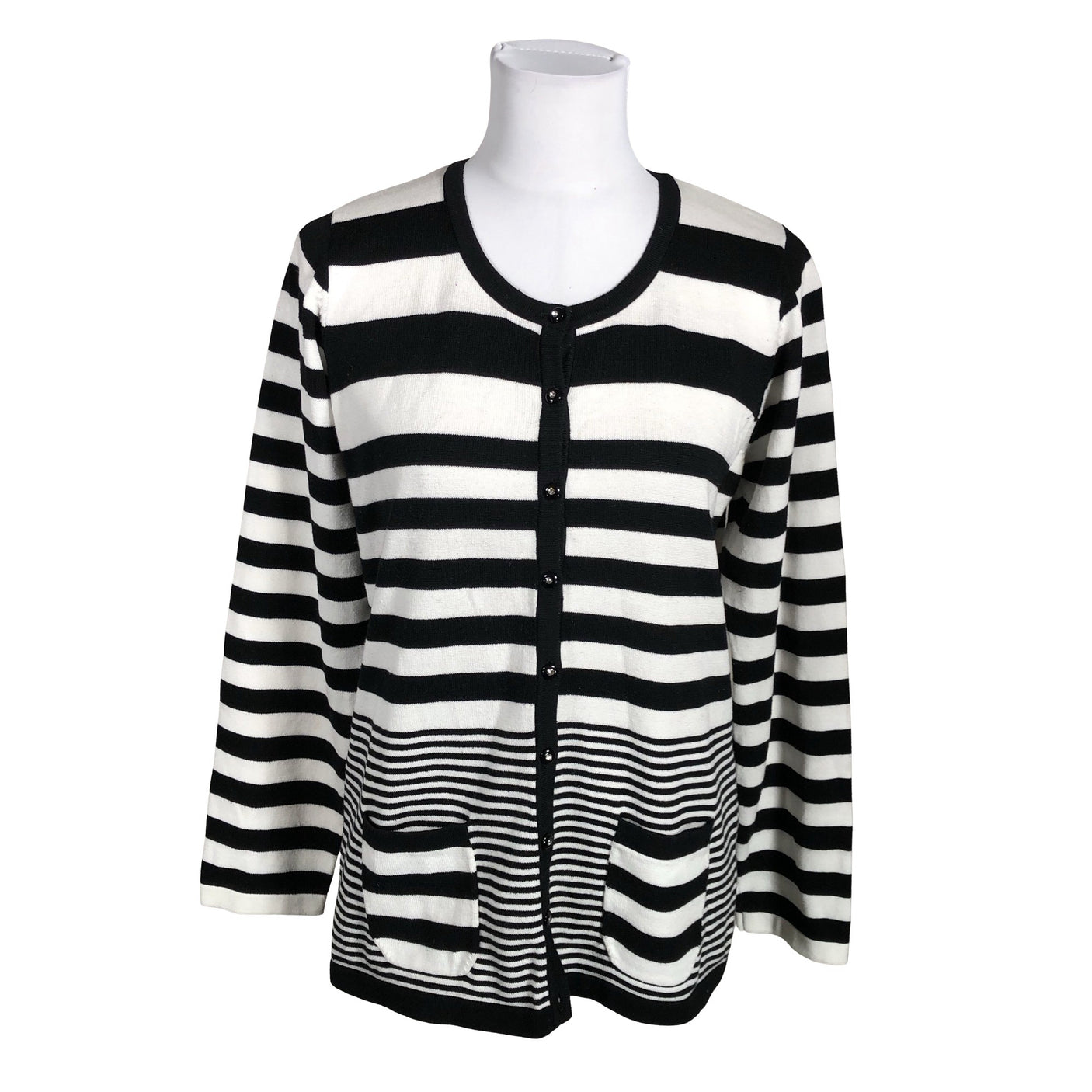 Unisex Signature - Kardigan, suurus 40 - Valge (1)